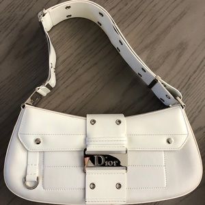 Authentic Christian Dior street chic bag (white)